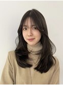 レイヤーカット　レイヤーミディアム　レイヤーカットロング　