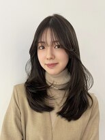 ルル 表参道(lulu.) レイヤーカット　レイヤーミディアム　レイヤーカットロング　