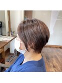 春カットすっきりショートヘア