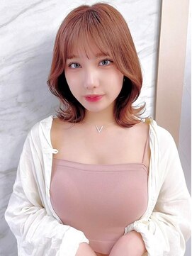 ロンドシェリ 仙台(Lond Cheri) ウェーブカールボブ/美髪×ブリーチなしシアーカラー 韓国[仙台]