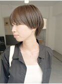 暗めカラーグランマッシュデザインカラーフェイスフレーミング