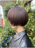 フロントレイヤーの素敵なバイオレットピンクショート◎