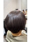白髪ぼかし ダークグレー