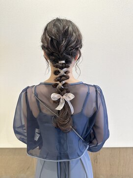 トリコ ショップアンドヘアサロン(tricot shop hair salon) りぼんアレンジ♪yu