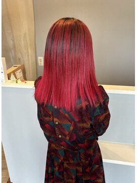 シエカ(C.eka) デザインカラー/赤髪