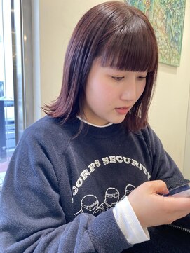 モリオフロムロンドン 大宮店(morio from London) 【大宮】ブリーチ無し！ピンクブラウン