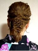 お祭り用ヘアアレンジ