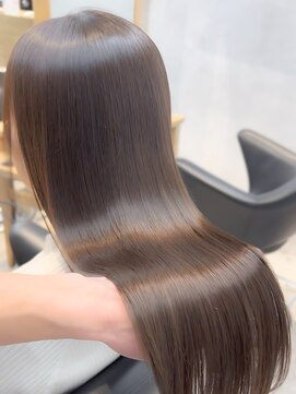 アンバランスオオサカ(UNBALANCE OSAKA) ★艶髪/透明感カラー/ナチュラルブラウン/髪質改善【JUNYA】