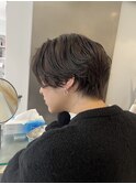 ショート/パーマ/前髪なし