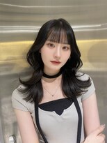 ロンドウル 熊本(Lond ulu) 韓国ヘア/ブリーチなし/顔周りカット/レイヤーカット/