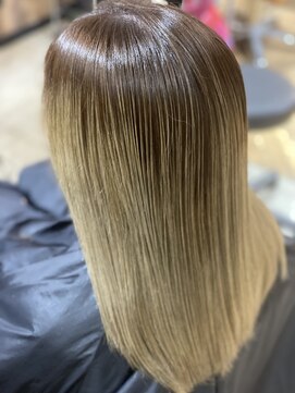 オーブ ヘアー リリー 博多2号店(AUBE HAIR lily) コントラストカラー