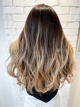 エルヘアメゾン(el. hair maison) バレイヤージュロングレイヤー髪質改善