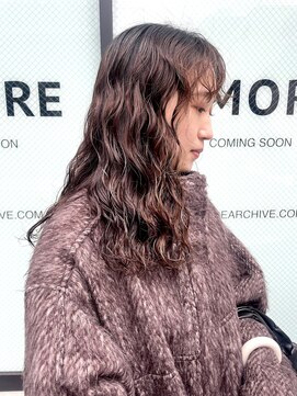 アクアオモテサンドウ(ACQUA omotesando) 令和版ソバージュヘア【世良綾花】