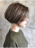☆オリーブグレーココアベージュ小顔クラゲヘアー/黒髪/髪質改善