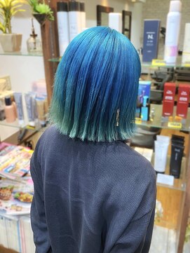 ヘアークルーズピース (hair cruise Piece) ダブルカラー/ブリーチ/派手髪カラー/髪遊び/色遊び