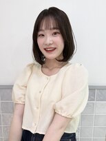 マアム ジー 明大前店(ma'am Zee) 内巻きボブ×チェスナットブラウン