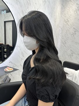 ドットモーダ 町田店(dot. mooda) 【艶カラー×韓国暗髪】韓国/韓国ヘア/町田/町田駅/学割