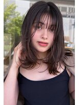 テラス 箕面萱野(Terrace)&nbsp;大人可愛い20代30代40代50代小顔艶レイヤーセミロング