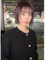 リテ(rite) 暖色カラー×フェイスレイヤーボブ