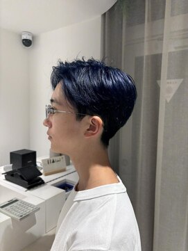 エレノア 立川北口(Eleanor) メンズブリーチ/ネイビーカラー/ダブルカラー