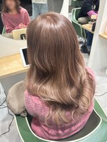 グロー(glow)&nbsp;ブリーチ×ベージュカラー