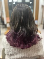 ヘアーメイク シャンプー(hair make shampoo)&nbsp;エンドカラー ピンクバイオレット