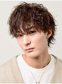 刈り上げセンターパート/波巻きツイストスパイラル/大宮