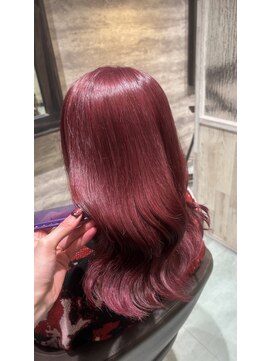 ヘアー ブランコ(hair Blanco) カシスレッド *。