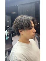 メンズスポット(men's SPOT”)&nbsp;縦落ちパーマ（前回縮毛矯正あり）