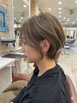 ティンク センター南 (Tink)&nbsp;シアーベージュの大人ハンサムショート