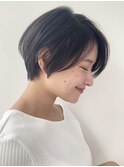 レイヤーボブ表参道髪質改善ショートカット切りっぱなしボブ