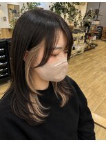 カナリーバイマカロア(CANARY by Makaloa)&nbsp;顔周りレイヤー インナーカラー