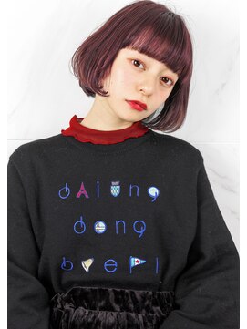 ヘアサロンガリカアオヤマ(hair salon Gallica aoyama) ☆ 『 ベリー × グレージュ 』外国人風 小顔ボブ♪ ☆