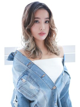 ラフィス ヘアー エイル 京橋店(La fith hair ail) 【Lafith】バレイヤージュラフウェーブ☆スタイル