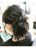 お呼ばれヘアアレンジ＊ハーフアップ