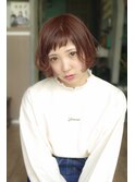 可愛インパクトバング×ショートボフ