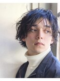 Belleメンズ　アンニュイパーマのミディアム　《表参道》