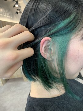 エイト 池袋店(EIGHT ikebukuro) チラ見せ可愛いインナーグリーン☆