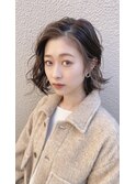 切りっぱなしボブ×フェイスフレーミング