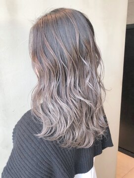 アルバム 銀座(ALBUM GINZA) ハイライトグラデーション_ホワイトアッシュ_ba315082