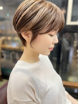 ヌード(NUDE) 「NUDE」#フレンチガーリー ひし形シルエット マッシュヘア
