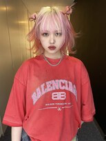 ペレ 渋谷(PELE)&nbsp;コットンピンク×ペールオレンジ×ダークシャドウ