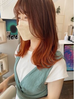 ロジヘア(Logi Hair)の写真/ナチュラルで可愛いスタイルが大人気☆髪質やダメージを見極めた施術で、なりたい髪色が思いのままに♪