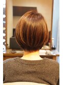 【お客様スタイル】ショートボブ×ハイライト