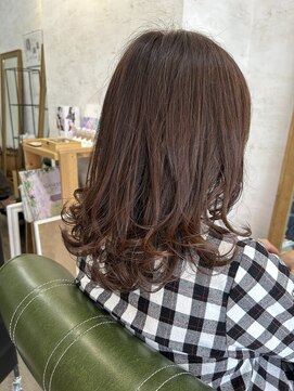 キュウヘアー(KYUU HAIR) セミロング×ワンカールレイヤー