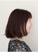 前上がりボブ