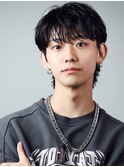 韓国アイドル風マッシュウルフ