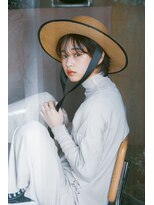 マイ ヘア デザイン 岡崎(MY hair design)&nbsp;前髪/マチルダボブ/ピンクベージュ/インナーグレージュ/岡崎