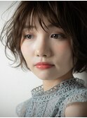 インナーグレージュカラーマッシュパーマ204t志木20代30代40代