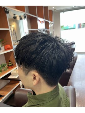 スリーク 吹田店(Sleek) メンズカット／刈り上げ／黒髪／マッシュ